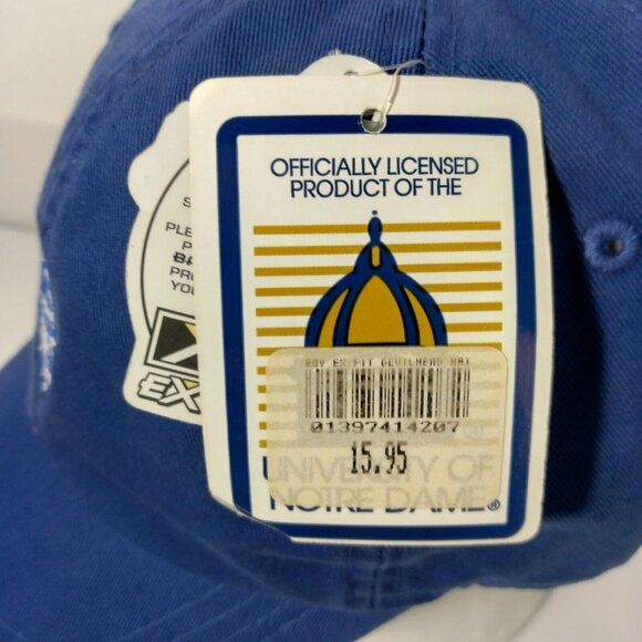 Duke University Blue Devils Cap Hat Ahead Extreme Fit Hat Canvas Strap Back READ - Picture 11 of 14